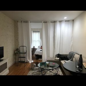 Room Dividing Curtain + Tension Rod